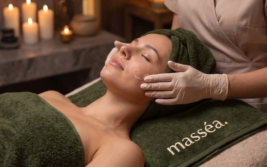 Behind the Hydrating Glow Facial